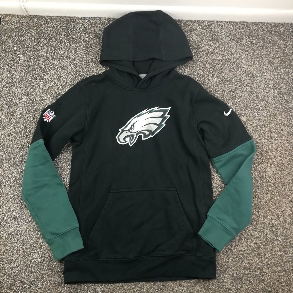 2024 Philadelphia Eagles Hoodie Nike Fleece Lined Sweatshirt Youth Boys Large